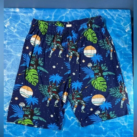 Disney Other - Star Wars - Boba Fett - Large Comfy Shorts